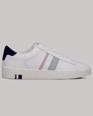 Basket Ben Sherman Boxwell Blanche Bleu Marine Rouge | WDH-28694266